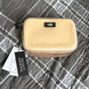 UGG Janey II Clear Sheepskin Shearling 3 Way Purse NWT $125 Multi-Way Strap